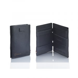 BILLETERA EN CUERO CAVARE NEGRO